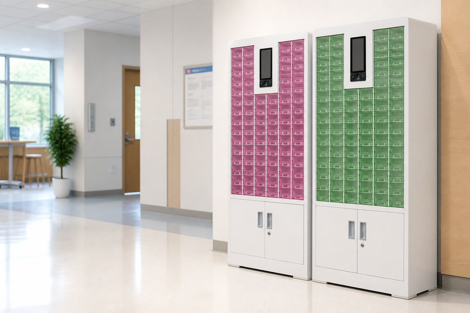 Cell Phone Cabinets for Schools, Offices and Secure Facilities